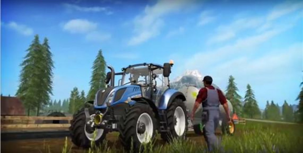 Der Landwirtschafts-Simulator ist ein beliebtes Spiel. (Bild Screenshot Youtube)