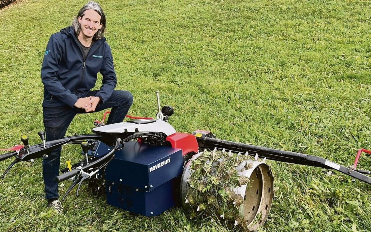 Gian Caduff entwickelte das E-Power-Unit, die mit einem Elektromotor angetriebene Nachrüstlösung für Einachser.