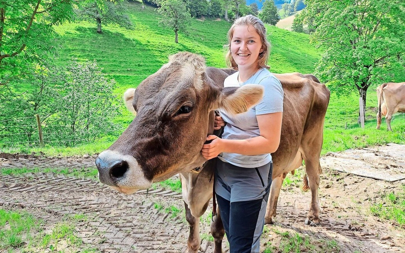 Sina Bucher ist auf einem Bauernhof aufgewachsen. Ihr Sackgeld hat sie damals mit ihren bis zu 30 Hasen verdient.