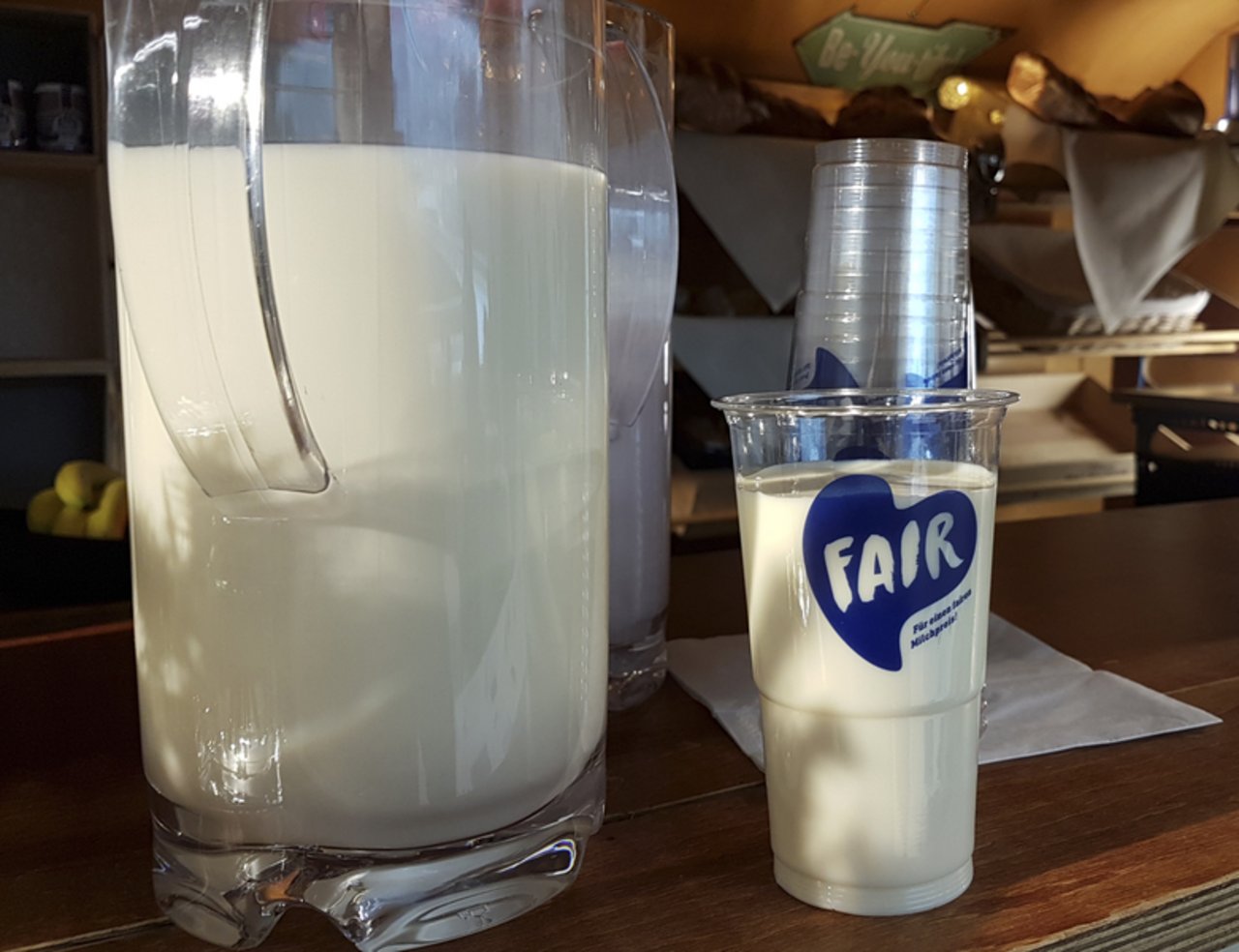 Hat es in die ersten Läden geschafft: Das von den Schweizer Milchproduzenten unterstützte "Fair". (ji) 