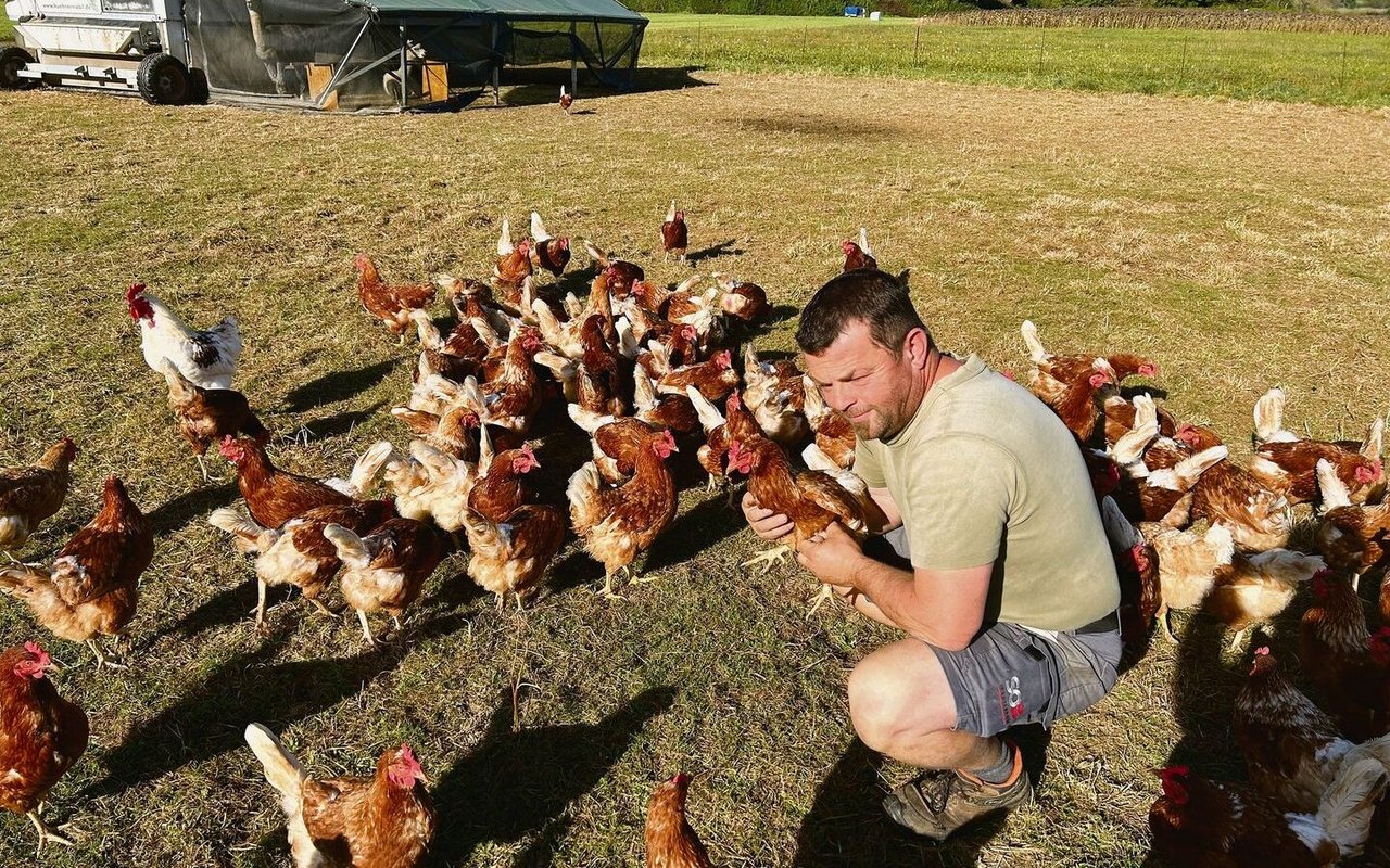 Stefan Zollinger hat lieber gemischte Herden als eine rein weisse. 