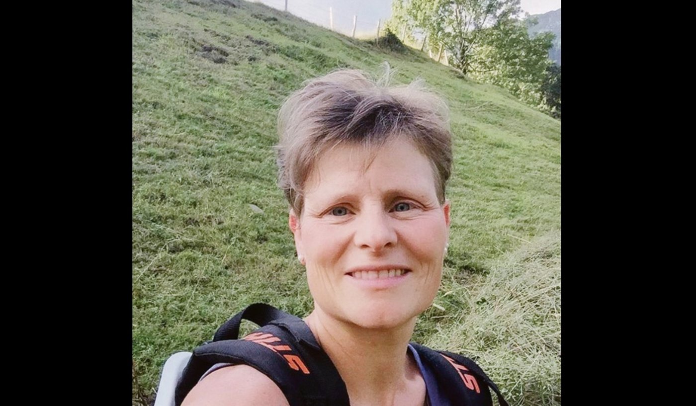 Unterwegs mit Heubläser: Alice Gwerder. (Bild Selfie) 