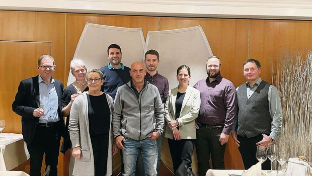Jakob Stark, Marlies Jakob Stark, Marlies Keller, Liselotte Füllemann, Martin Wolfer, Urs Haag, Fabio Schmid, Karin Kupper, Kevin Wanner und Daniel Löpfe.
