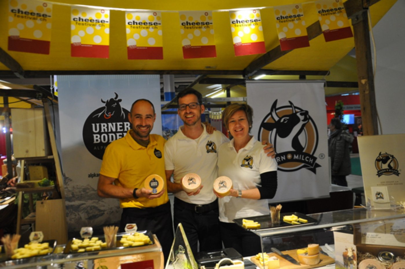 Der Hornkuhkäse ist das Highlight des Standes der Käserei Urnerboden. Diese ist wiederum im Rahmen des Cheese-Festival-Auftritts am Slow Food Market Zürich. (Bild nb)