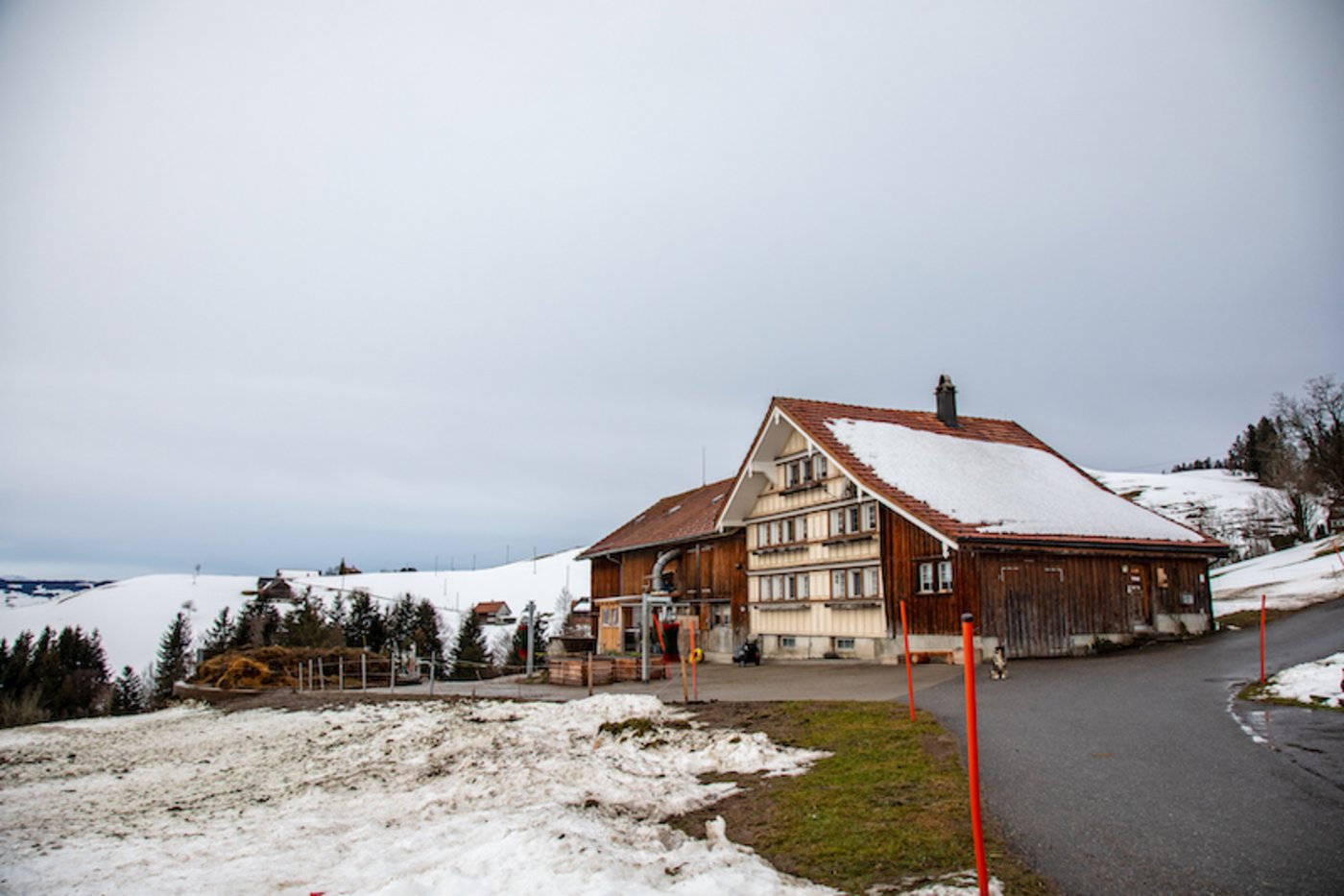 Marianne Dietrich wohnt mit ihrer Familie in Schwellbrunn in einem typischen Appenzeller Haus. Vom Stubenfenster aus sieht sie bei schönem Wetter den Säntis. Gleich etwas unterhalb des bekannten Bergs liegt ihre Alp.