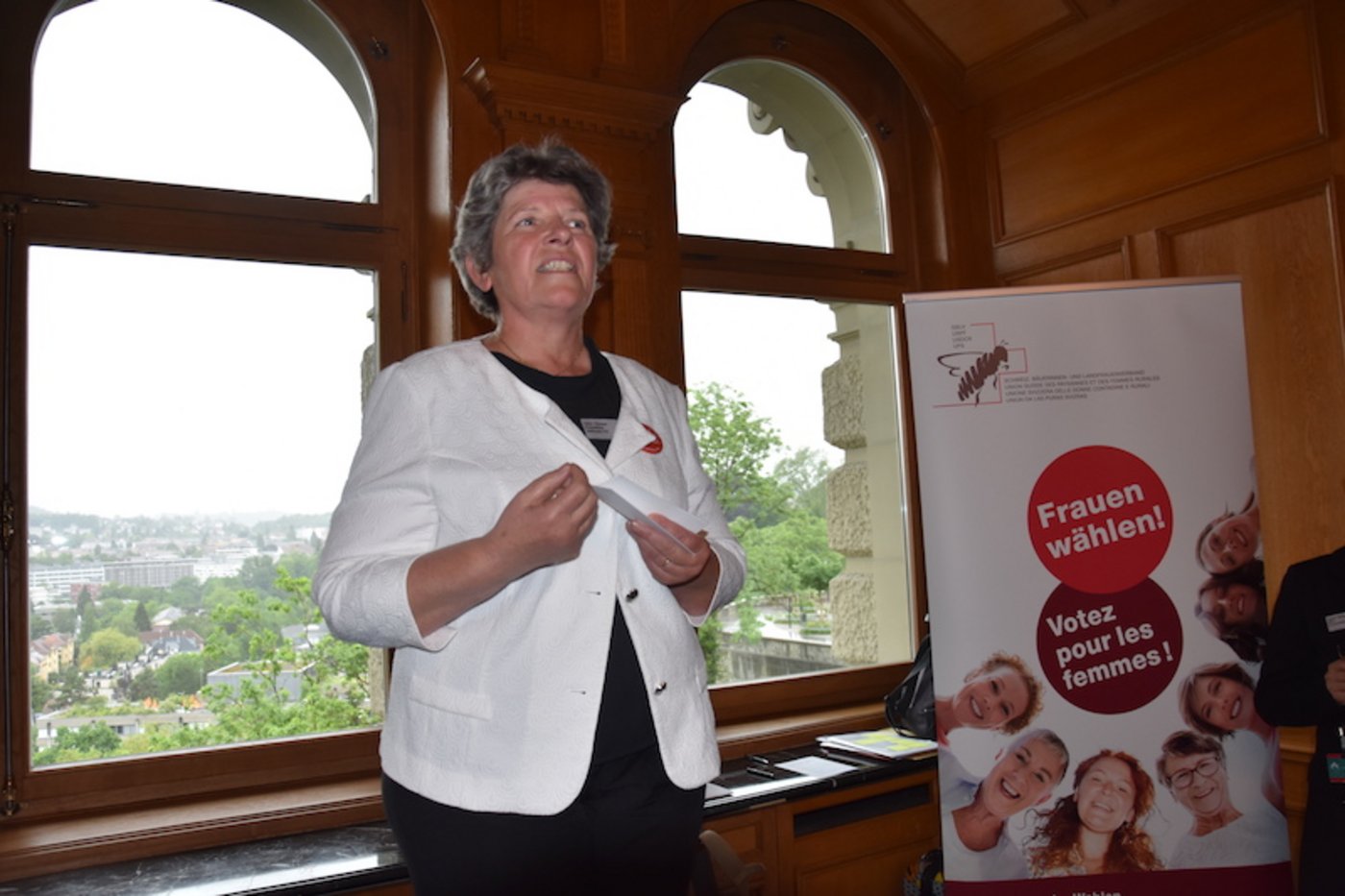 Alice Glauser ermuntern Frauen, sich in der Politik zu engagieren.