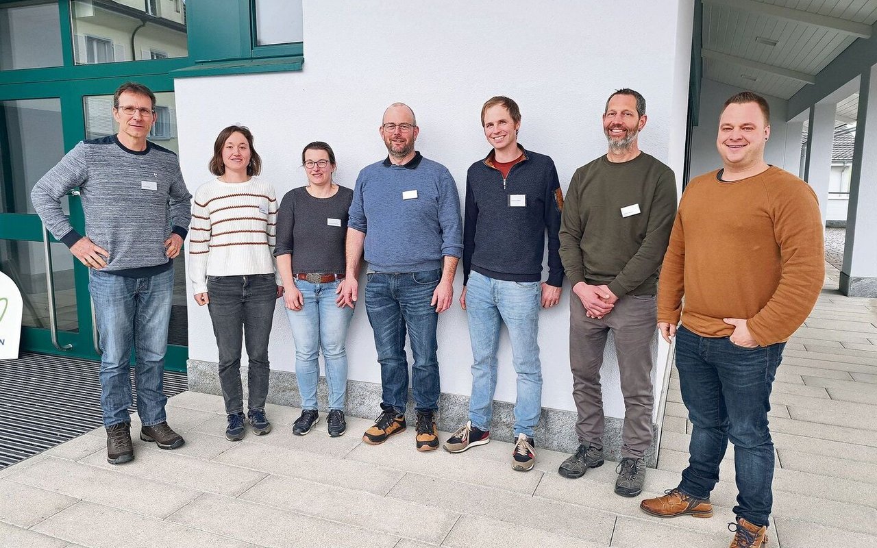 Der aktuelle Bio-Luzern-Vorstand mit den Co-Präsidenten Toni Büchler und Christian Galliker (4. und 5. von links). 