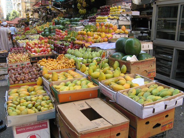 Früchtemarkt in Kairo: Russland will in Zukunft mehr Agrarprodukte aus Ägypten ins Land holen. DIe Rede ist von bis zu 30 Prozent. (Bild: Filip Maljković) 
