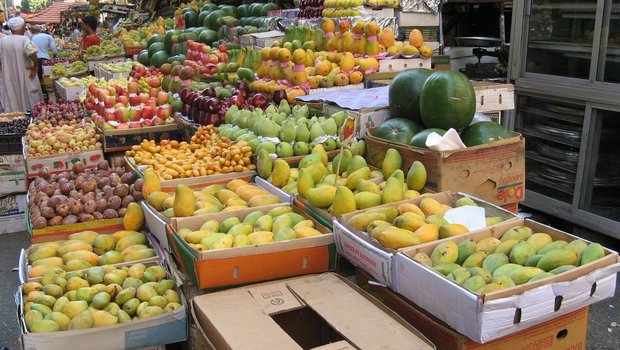 Früchtemarkt in Kairo: Russland will in Zukunft mehr Agrarprodukte aus Ägypten ins Land holen. DIe Rede ist von bis zu 30 Prozent. (Bild: Filip Maljković) 