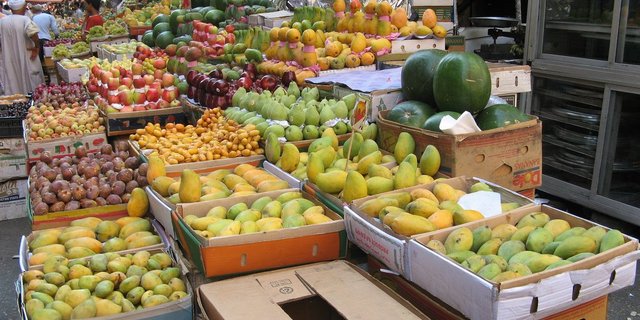 Früchtemarkt in Kairo: Russland will in Zukunft mehr Agrarprodukte aus Ägypten ins Land holen. DIe Rede ist von bis zu 30 Prozent. (Bild: Filip Maljković) 