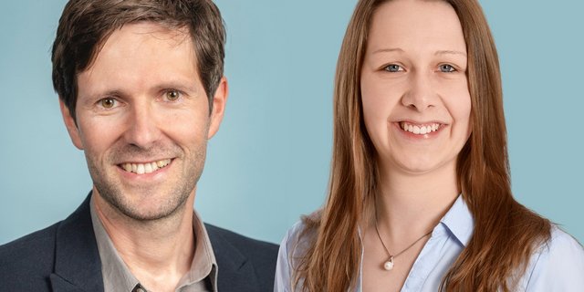 Sind sich nur in einem Punkt einig: der grüne Nationalrat Kilian Baumann und die JCVP-Politikerin Jenifer Oswald aus dem Toggenburg. (Bilder pd, Montage Sam Rolli/BauZ)