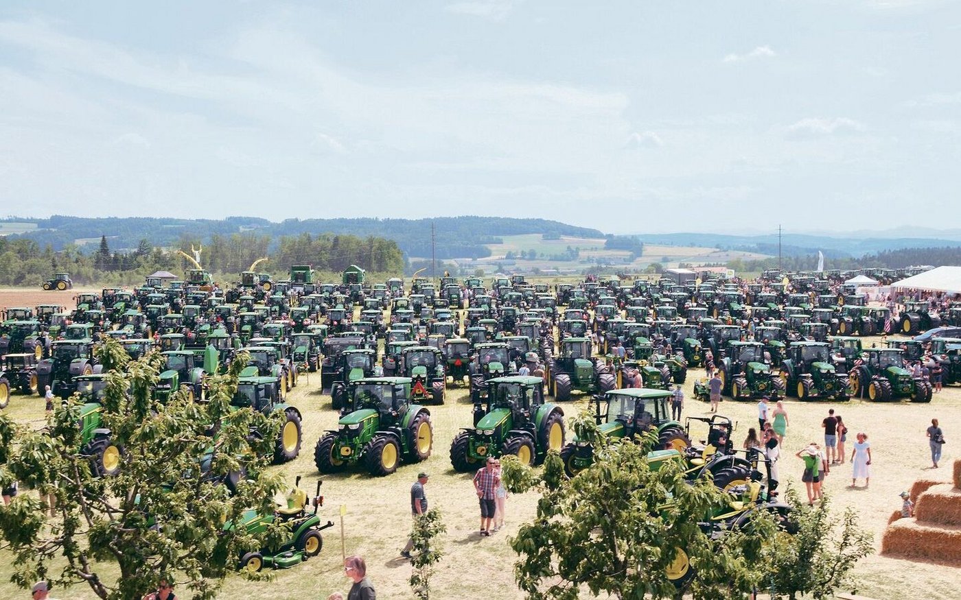 Die Veranstaltung fand auf dem Landwirtschaftsbetrieb der Familie Fäh in Engwilen statt.