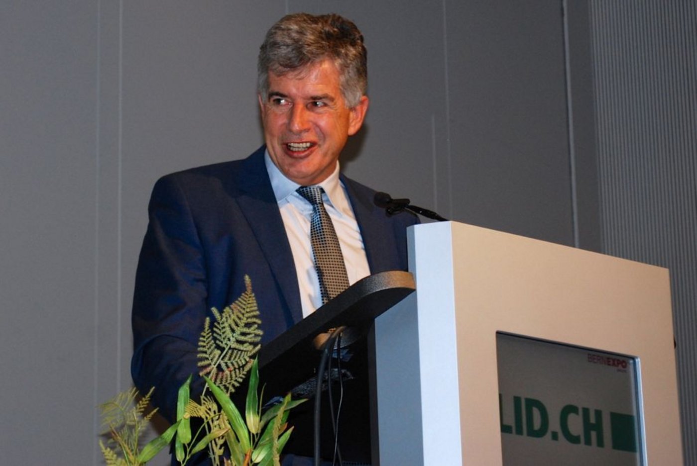 Kurt Nüesch nach seiner Wahl zum neuen LID-Präsidenten. (Bild: jw)