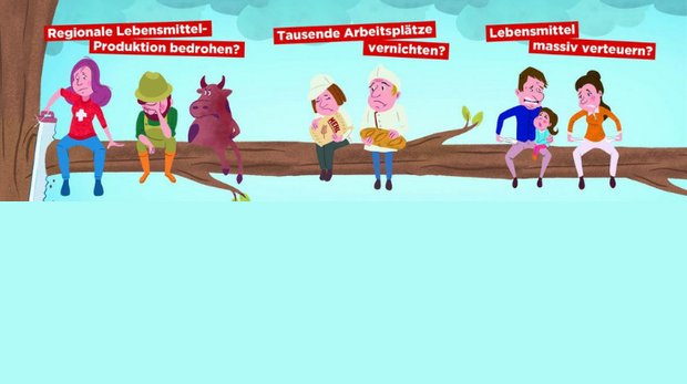 Abstimmungsumfragen: Jetzt ist eine Mehrheit gegen die Pflanzenschutz-Initiativen Ein wichtiges Argument des 2x-Nein-Komitees, nämlich die Bedrohung der Schweizer Landwirtschaft, ist offenbar bei der Bevölkerung angekommen. (Bild SBV)