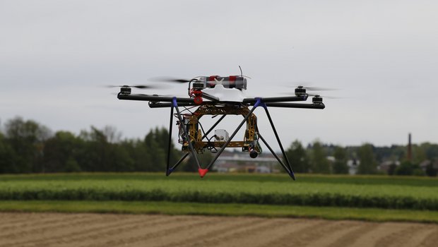 Die Drohne ist das Paradebeispiel der Digitalisierung in der Landwirtschaft. (Bild lid/ji)