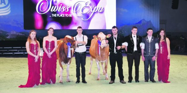 Keine Viehschau ohne Ehrendame. In Vorständen und Geschäftsleitungen kann man und frau sich eine solche Quote nur wünschen. (Bild BauZ)