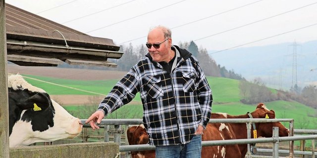 Die Milchwirtschaft auf Patrick Müllers Hof läuft wieder rund. Zur Durchleitung des Stroms über sein Land hat er nichts mehr zu sagen, er wurde enteignet. 