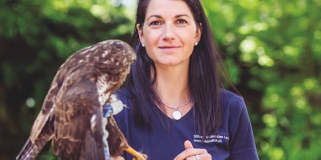Ulrike Cyrus-Eulenberger, Leiterin der Wildstation Utzenstorf BE. (Foto: Pia Neuenschwander)