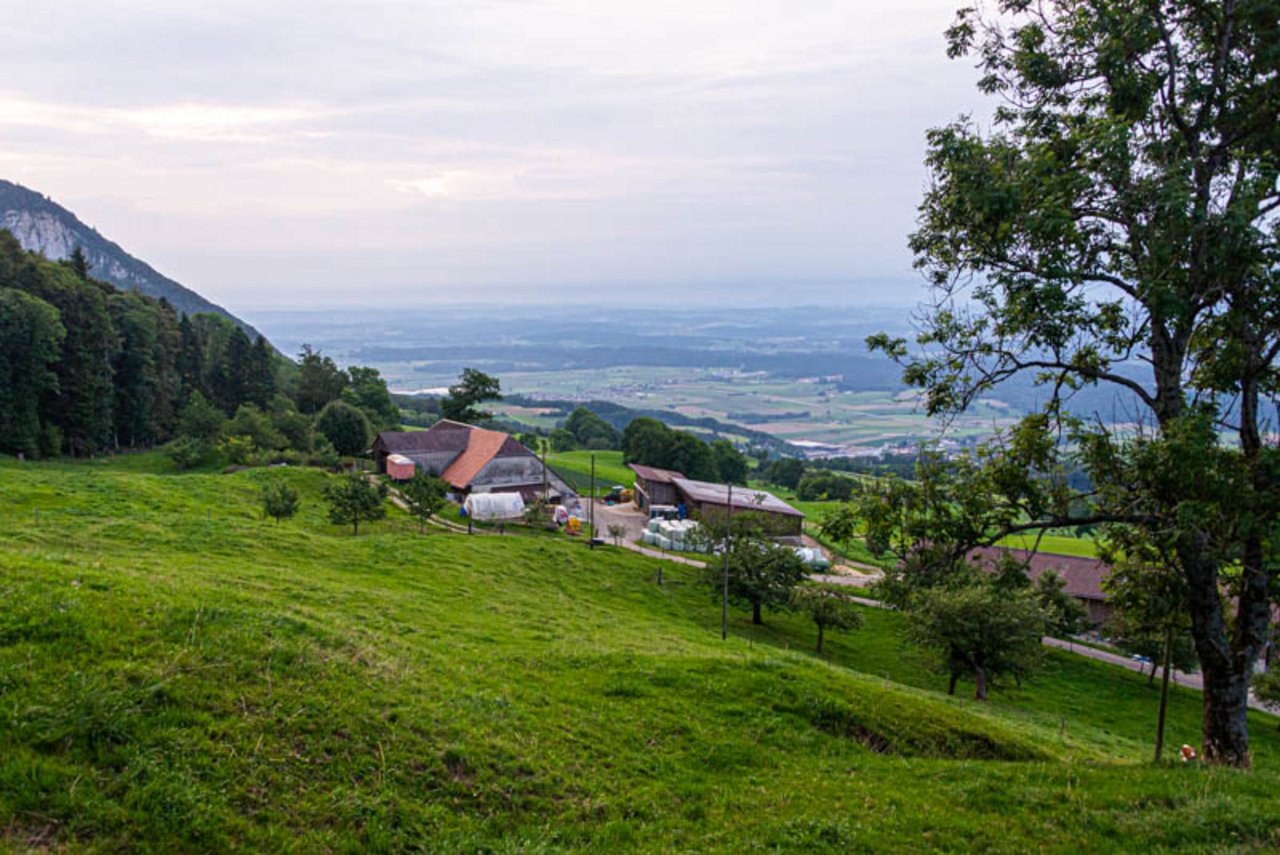 Der Luchernhof in Rumisberg BE. Hier wohnt und lebt die Familie Fahrni.