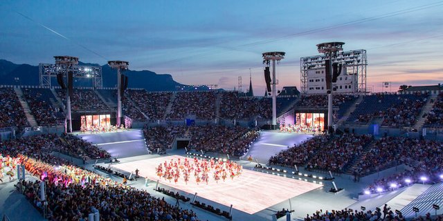 Die Fête des Vignerons scheint einen Verlust einzufahren. Doch die Bilanz ist noch nicht abschliessend. (Bild Archiv BauZ)