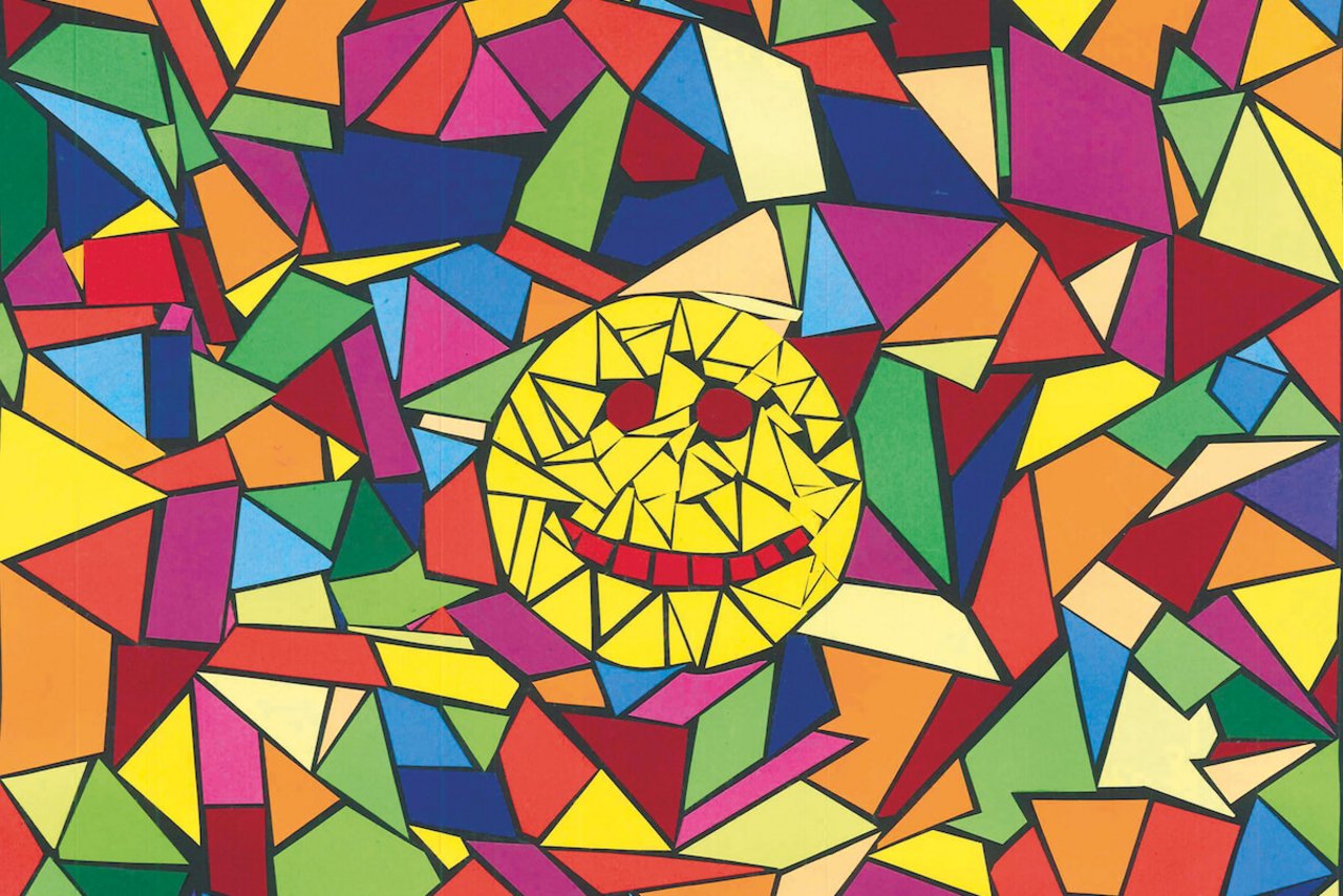 Mosaik zum Selbermachen aus farbigem Papier. (Bild: Pia Bertsch)