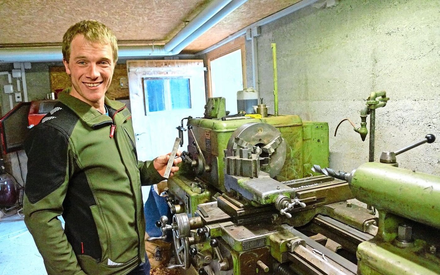 In jeder freien Minute ist Florian Albert in seiner Werkstatt am Tüfteln, Experimentieren und Werkeln.