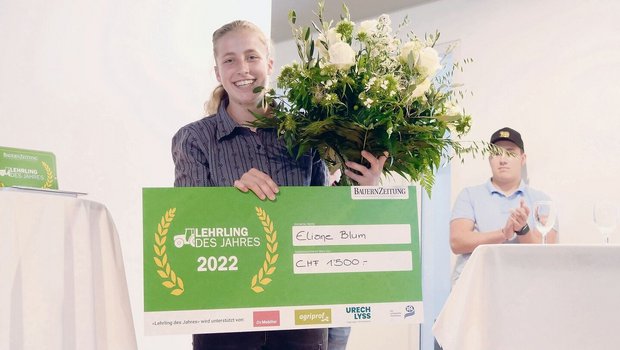 Diesmal machte eine Frau das Rennen: Die 16-jährige Eliane Blum, im ersten Lehrjahr als Landwirtin EFZ, punktete bei der Leserschaft der BauernZeitung. 