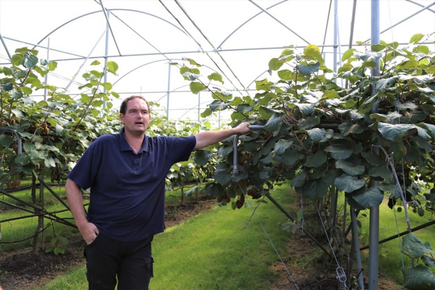 Jungunternehmer Henk Smith hatte Glück. er konnte seinen Hof vom Vater übernehmen. (Bild lid)