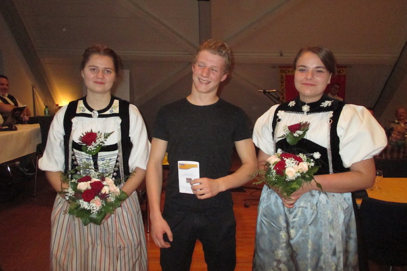 Sarah Rentsch,  Diego Unternährer, Nina Rohrbach. 