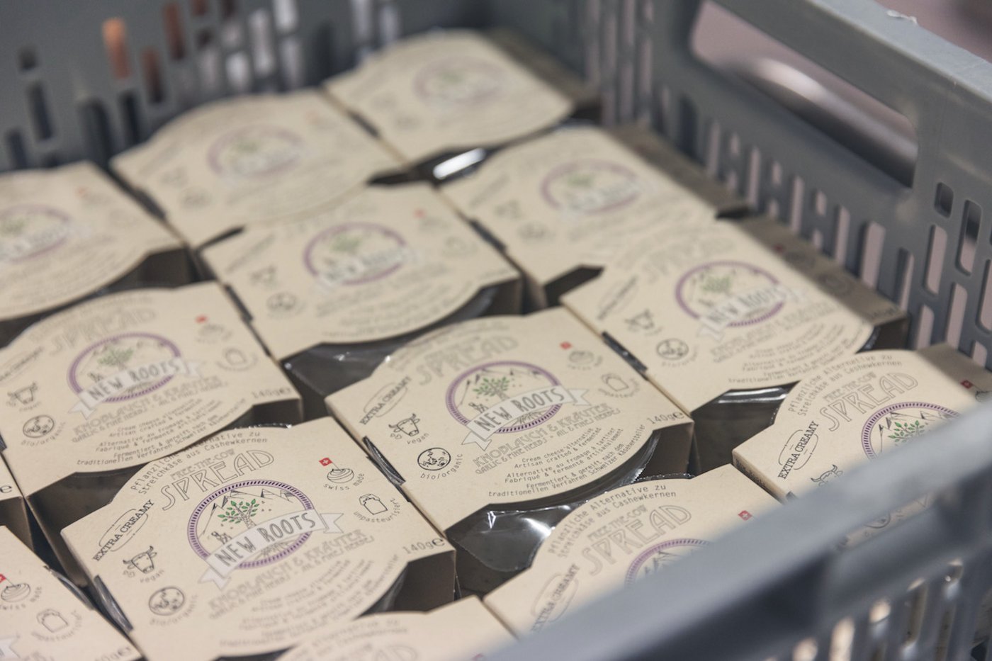 Die Verpackungen der New-Roots-Produkte sind vollständig recyclierbar oder sollen es künftig werden. (Bild New Roots)