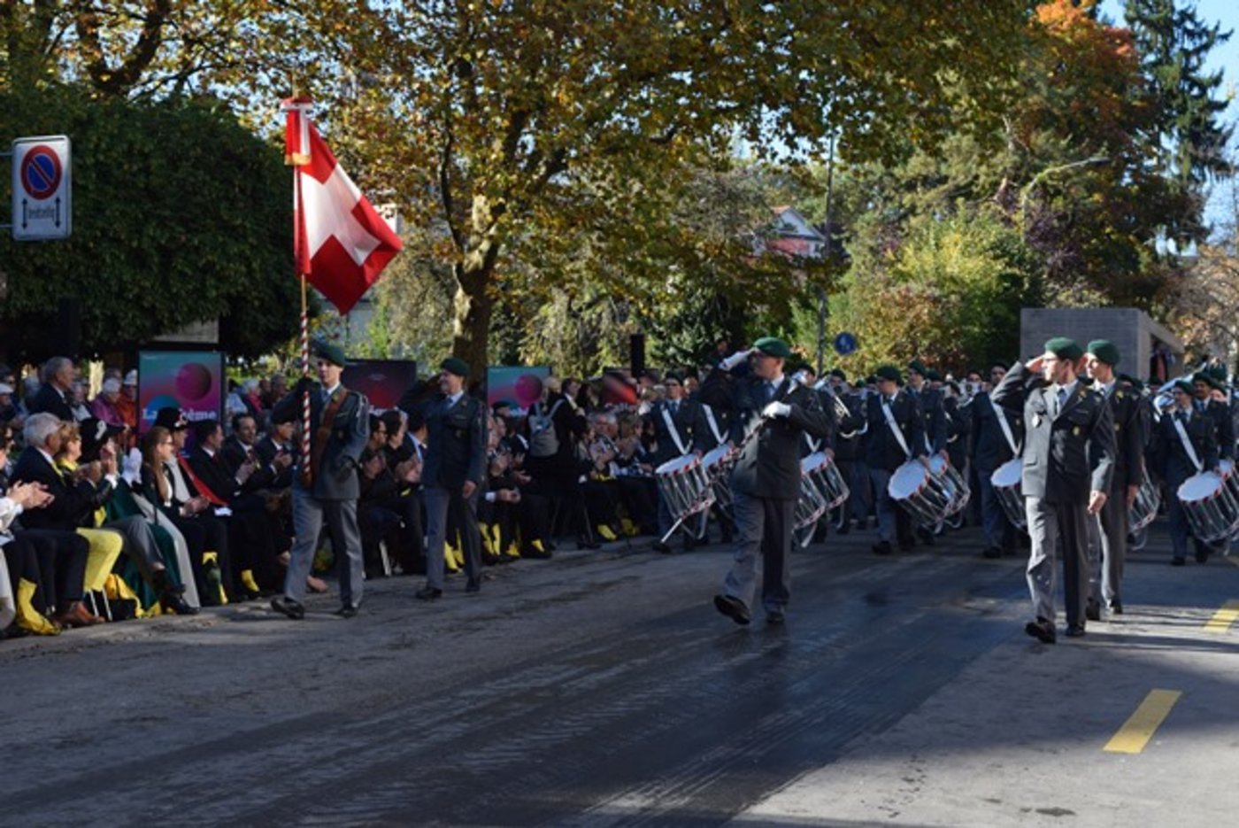 Die Militärmusik Frauenfeld sorgte für musikalische Abwechslung.