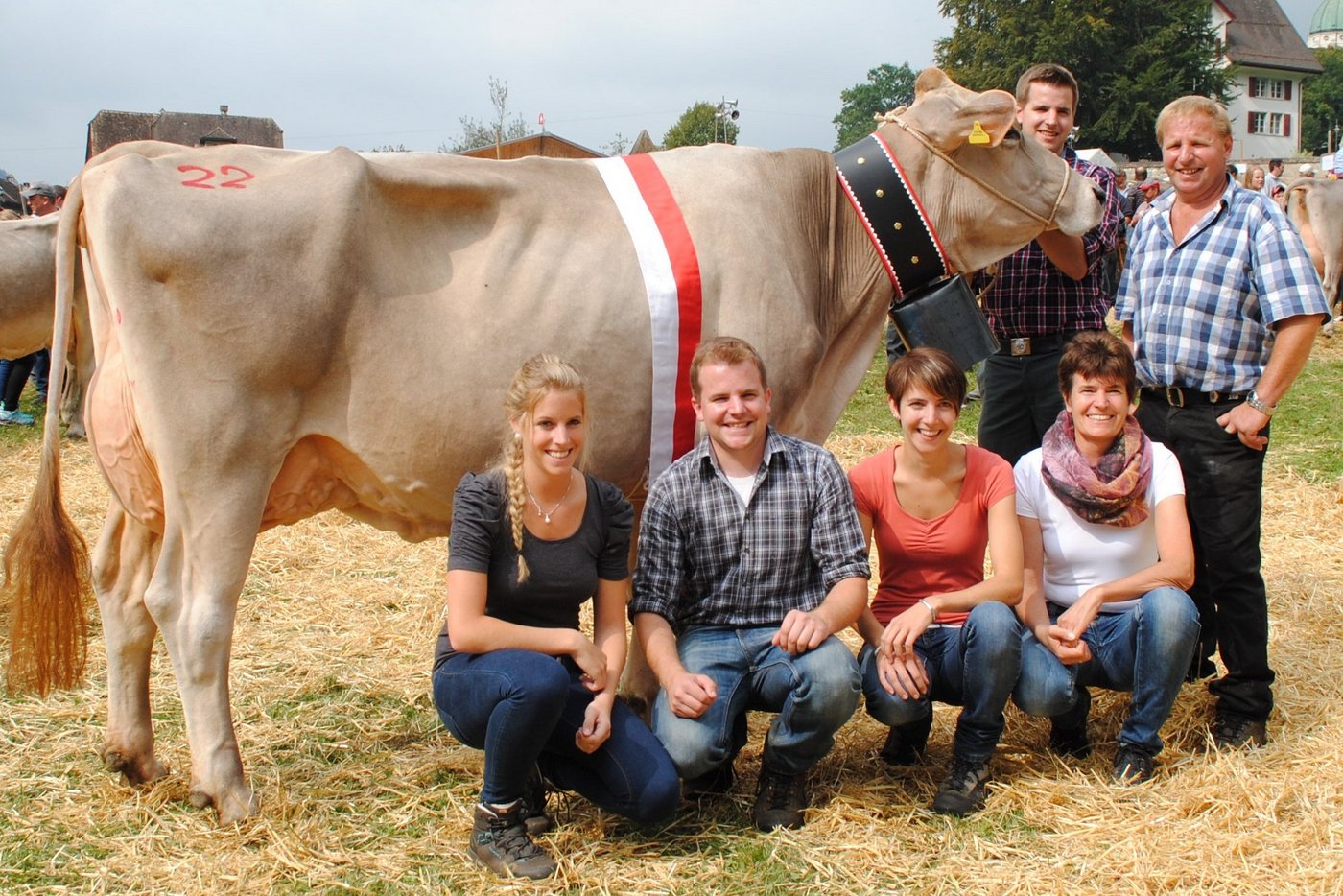 Bereits zum Dritten Mal Miss Einsiedeln: Glenn Glena aus dem Stall von Paul Kälin, Steinen. (Bilder Franz Philipp)