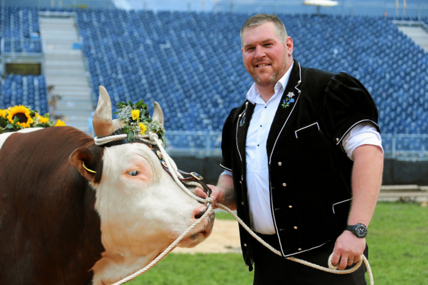 Sieger Christian Stucki mit Muni Gottlieb. (Bild swiss-image.ch)