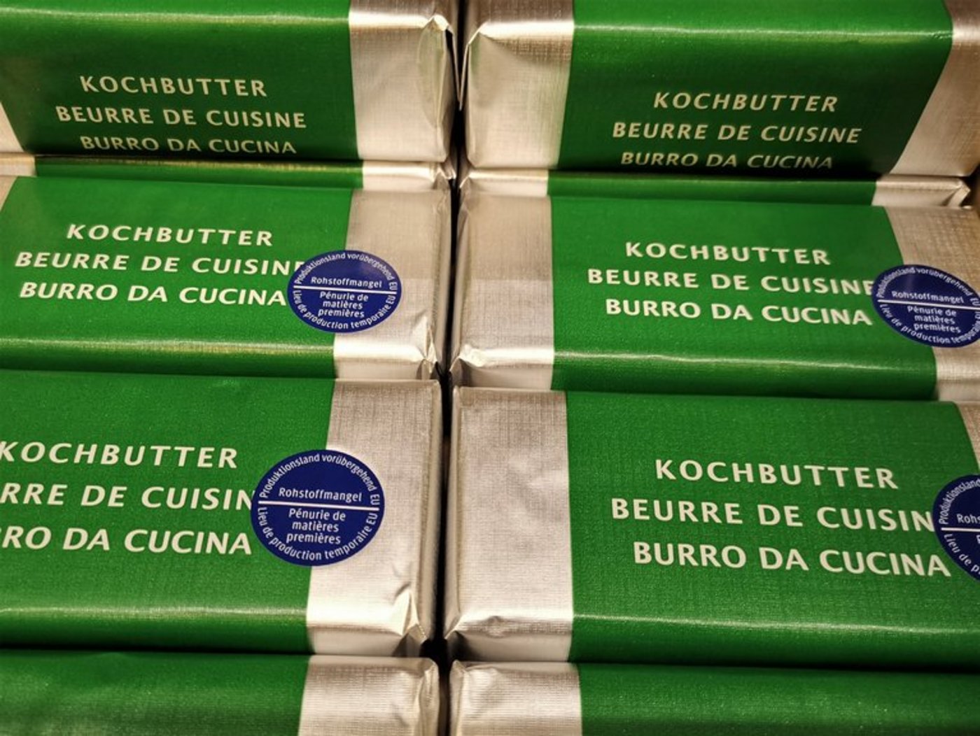 Schon letzten Winter importierte Migros Kochbutter, das sorgte für  Ärger in der Branche. (Bild mg)