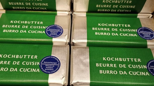 Butter: Das letzte Glied in der Kette Schon letzten Winter importierte Migros Kochbutter, das sorgte für Ärger in der Branche. (Bild mg)