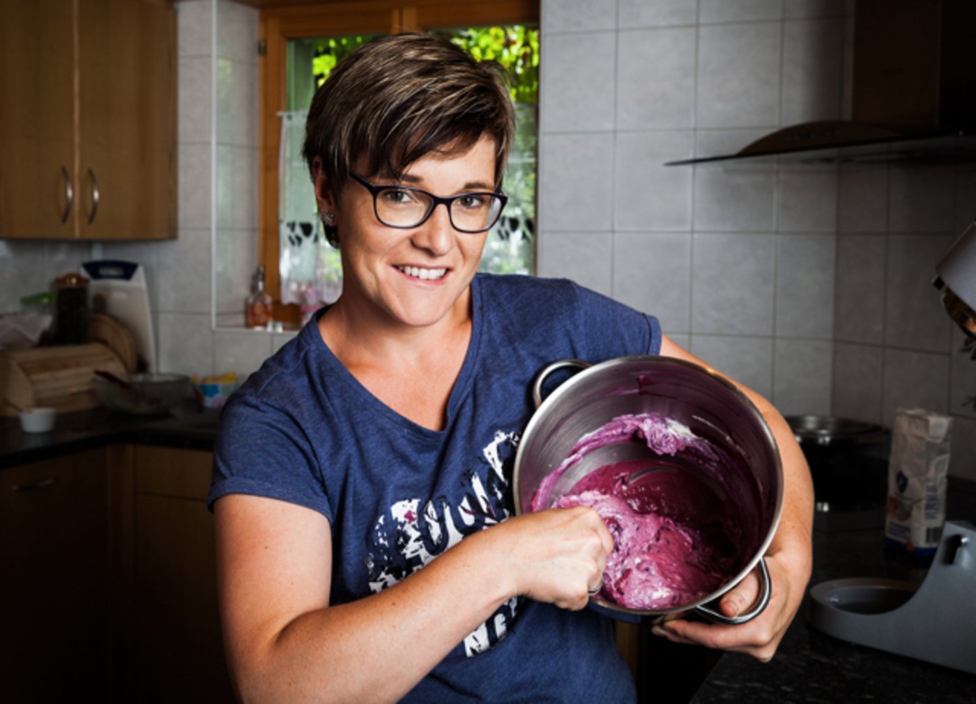 Sonja Schilt bietet im Sommer «Schlafen im Stroh» an. (Bild zVg)