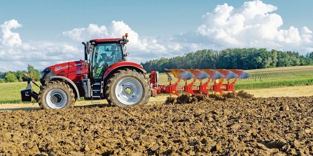 Der Servo 4000 gilt bei Pöttinger als der Anbaudrehpflug der neuen Generation.  