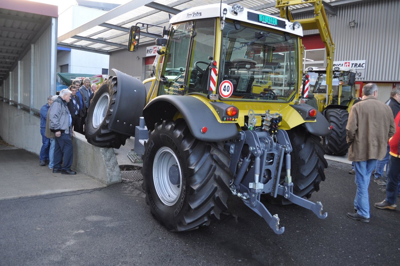 Der Rigitrac, ein richtiger Verdrehkünstler. (Bilder Paul Müri)