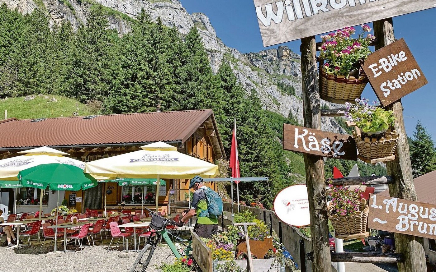 Im Alprestaurant Lipplisbüel ist zum Brunch am 1. August  Bundesrätin Elisabeth Baume-Schneider Gast. 