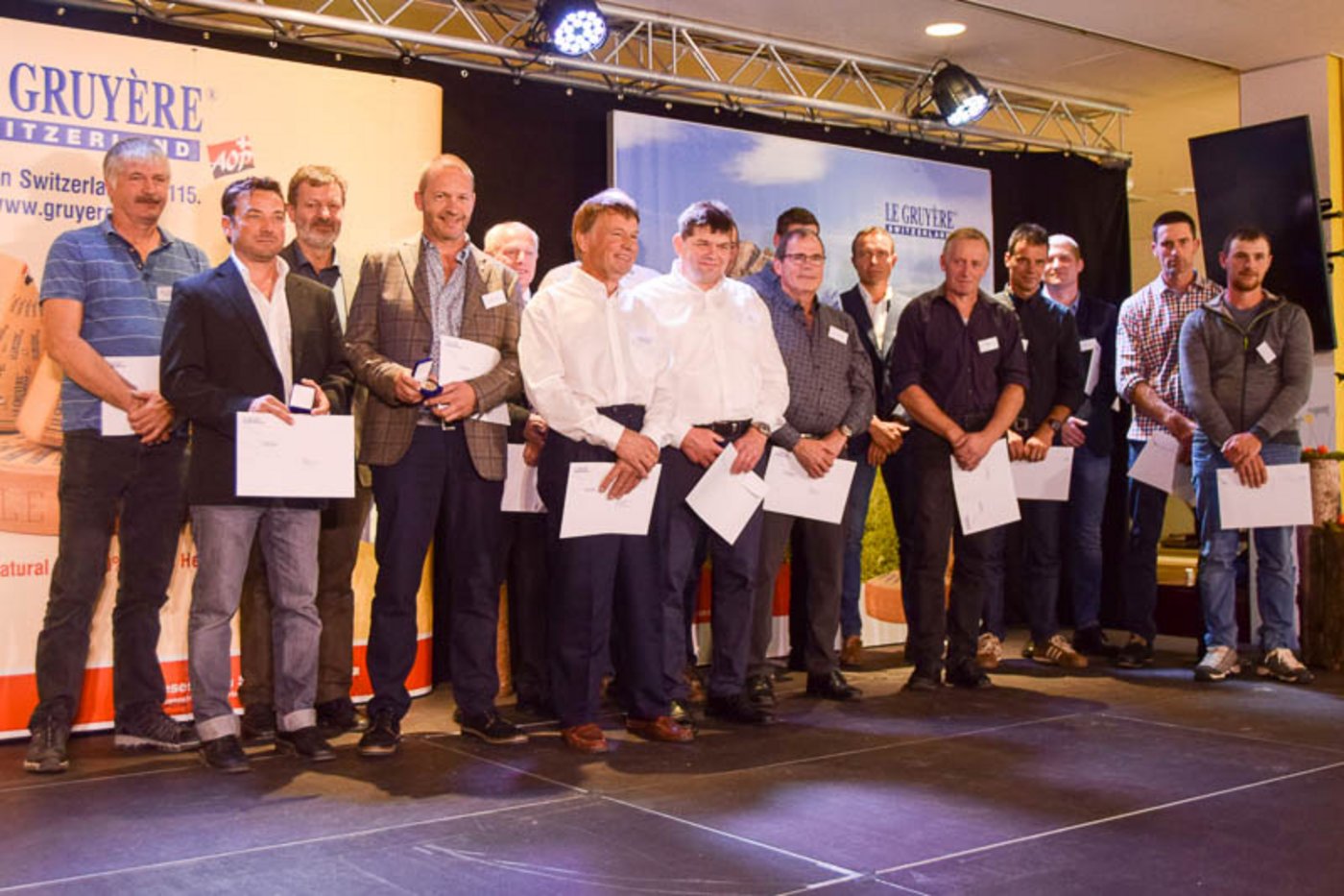 Für die Goldmedaille bedurfte es einem Durchschnittlichen Taxation von 19,39 bei der monatlichen Käsetaxierung.