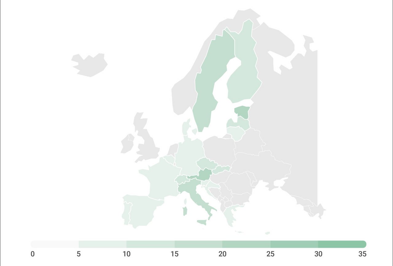 In Europa hat Lichtenstein mit 37.9 % Bio-Anteil an der gesamten landwirtschaftlichen Fläche die Nase vorn. (Bild lid)