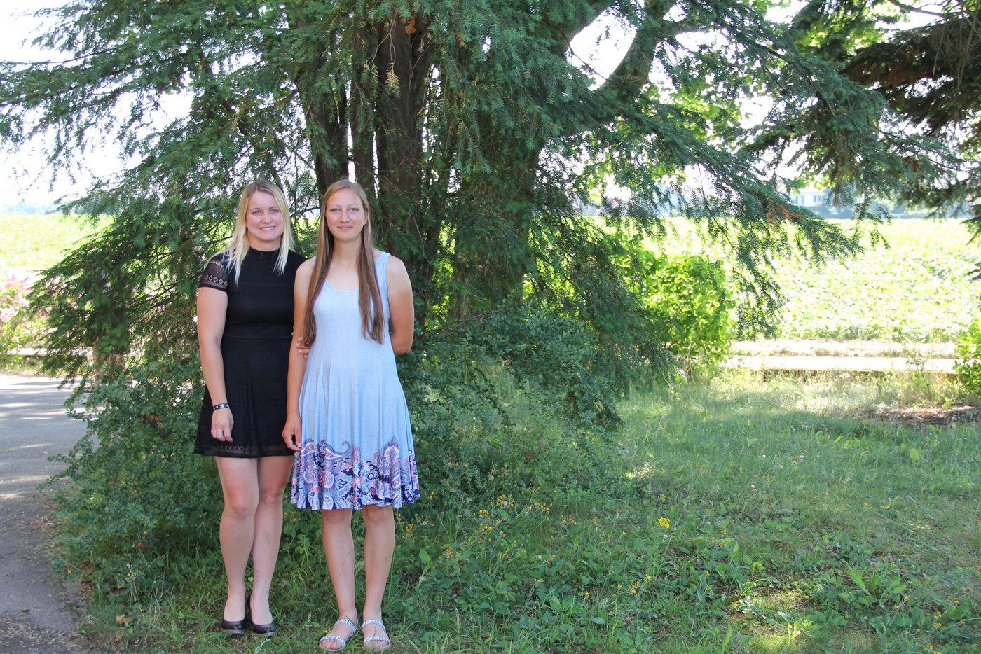 Dies sind die beiden Pferdefachleute EFZ Gespannfahren.