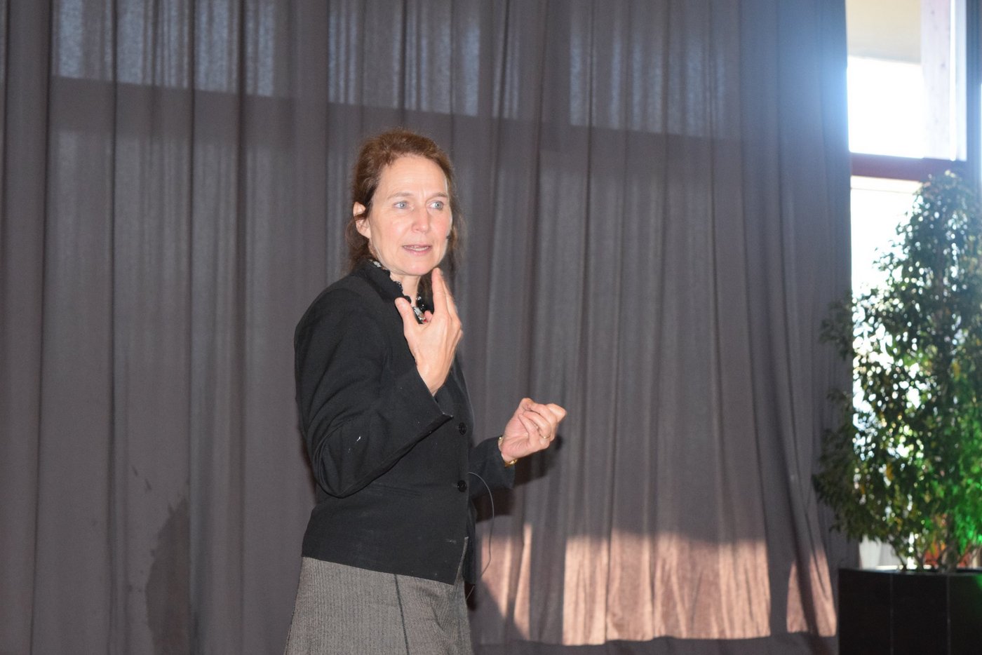 Christine Brombach emfpiehlt eine ausgewogene Ernährung. Dazu gehöre auch ein Fleischkonsum in «gesundem Mass». (Bild Stefanie Giger)