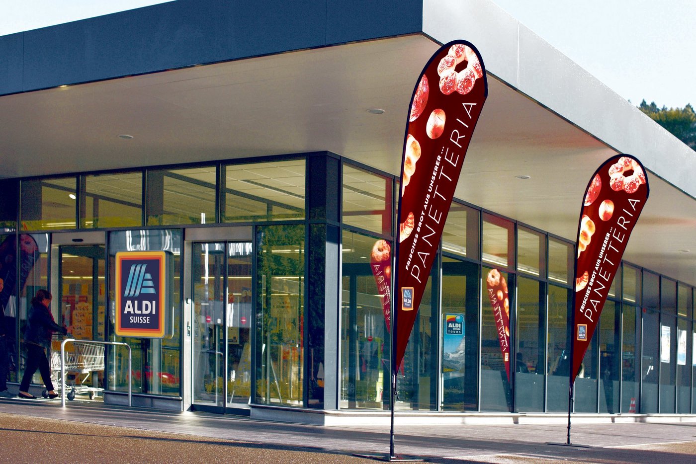 Auch Aldi profitierte von der Coronakrise und konnte neue Stellen schaffen. (Bild Aldi Suisse)