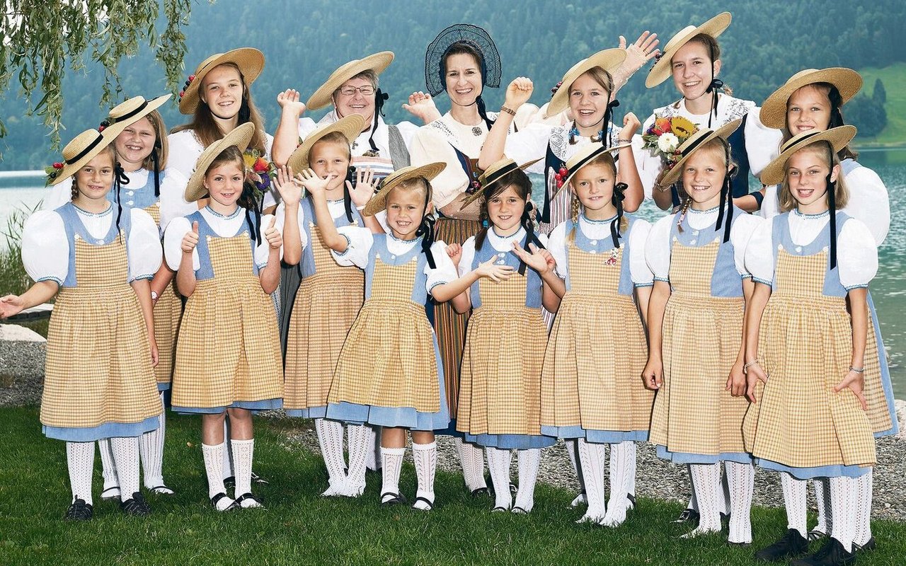 Die Kindertrachtengruppe Ägerital sorgte mit ihrem Auftritt beim Eidgenössischen Schwing- und Älplerfest in Zug 2019 für einen Jö-Effekt.