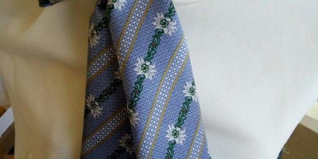 Der Edelweiss-Seidenschal ist für 35 Franken erhältlich. (Bild lid)