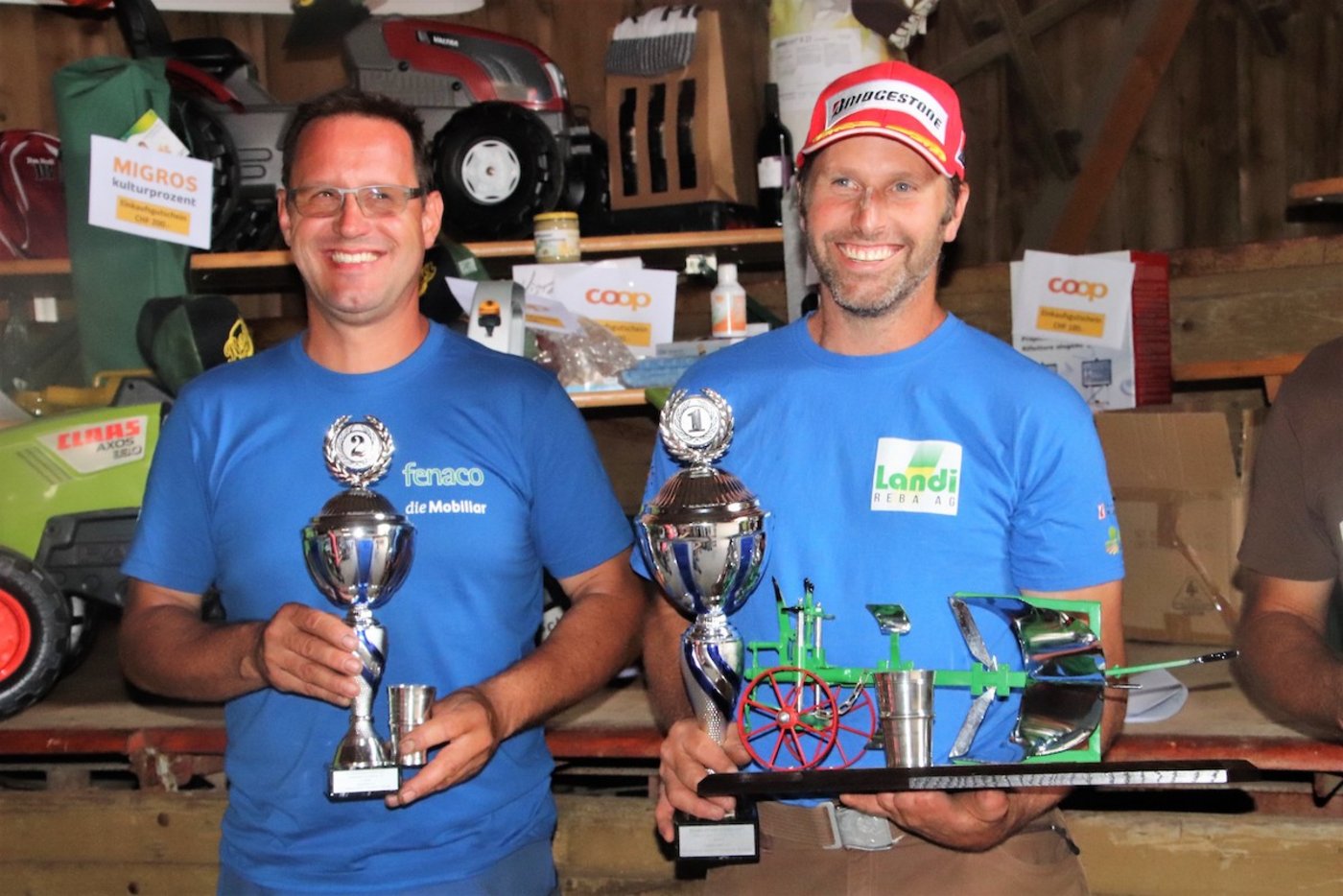 Beat Sprenger (rechts) als erster und Toni Stadelmann als zweiter dürfen an den Weltmeisterschaften 2020 in Russland teilnehmen. (Bilder Roland Müller)