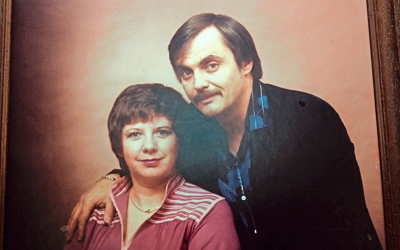 Benildis und ihr geliebter Mann Roland. Mit diesem Verlobungsfoto von 1981 feierte sie im vergangenen Jahr den Valentinstag.