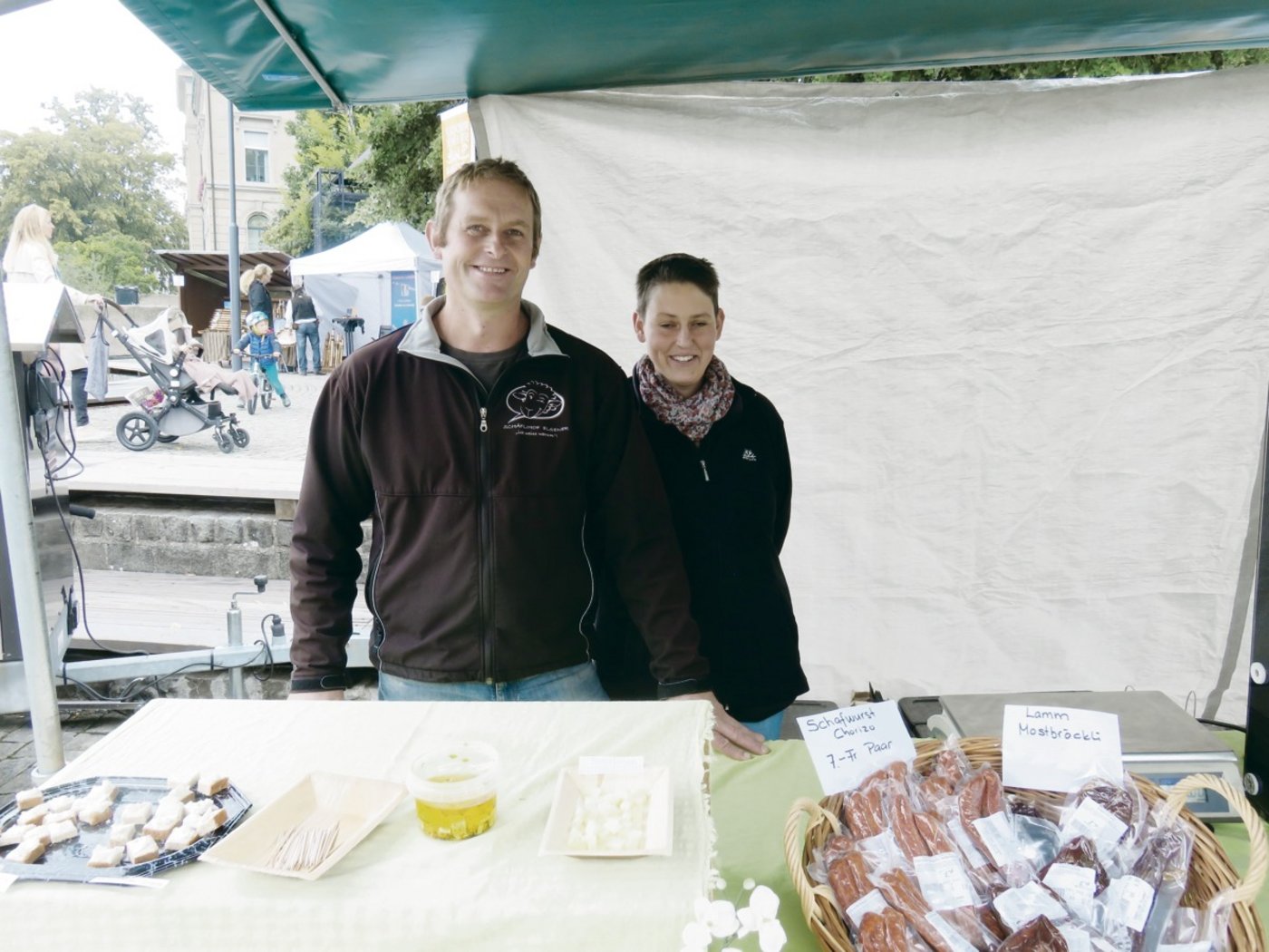 Der Schäflihof der Elseners mit Hofladen befindet sich in Menzingen.