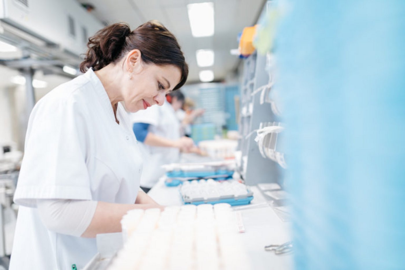 Milchanalytik bei Suisselab: Der Bund ist nicht zufrieden mit der Abrechnung. (Bild Suisselab)